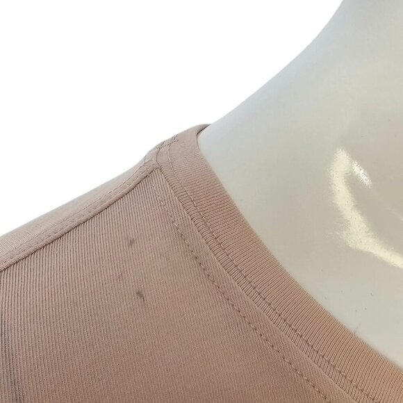 Lululemon Womens Gather & Grow Long Sleeve Top, Pink, Wrap Shirt, Cotton, 6 - Picture 8 of 9